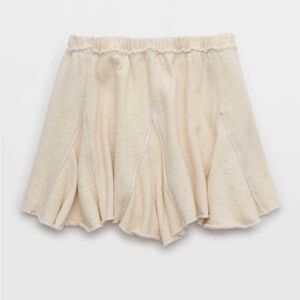 American Eagle Godet Fleece Mini Skirt